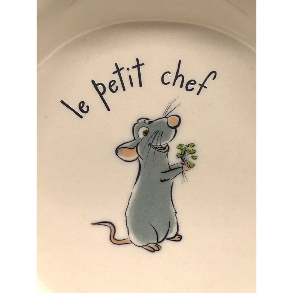 Rae Dunn Disney Pixar Ratatouille Remy Le Petit Chef Scalloped Ramekin Baker